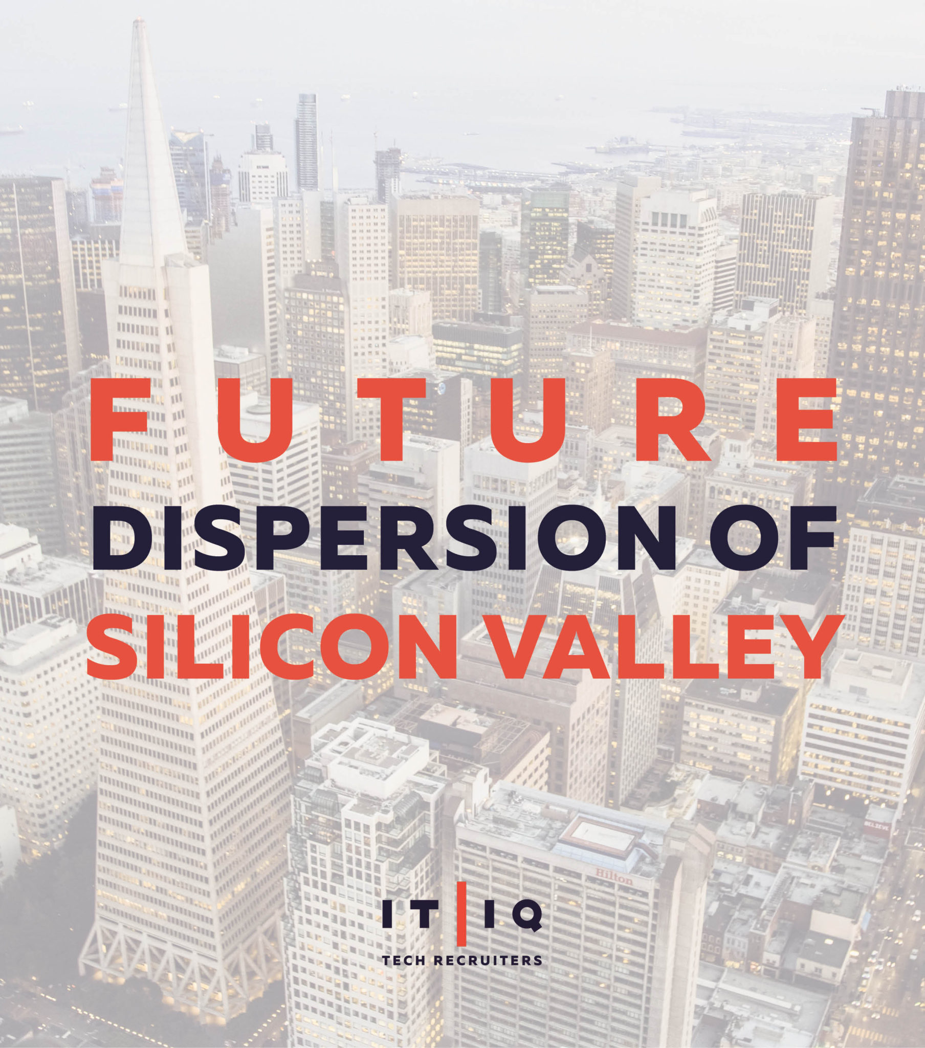 IT/IQ Recruiters Future Dispersion of Silicon Valley graphic, background image of Vancouver