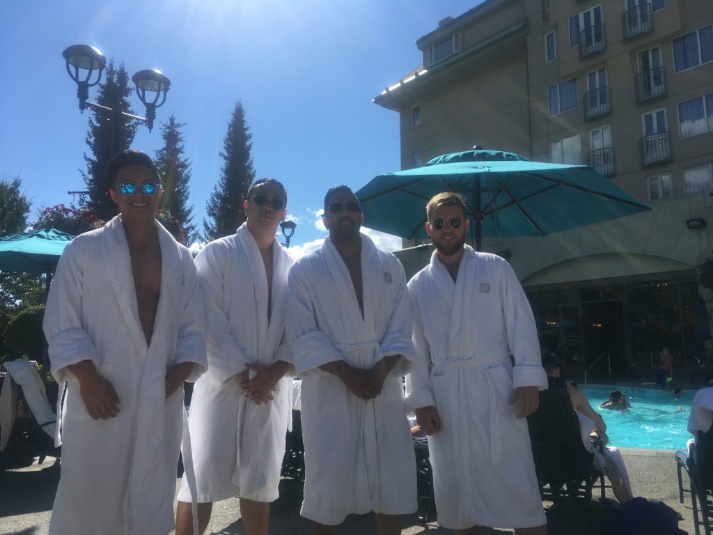 IT/IQ Tech Recruiters Poolside in Whistler